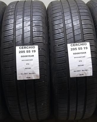 4 GOMME E CERCHI 205 55 19 GOODYEAR A2048