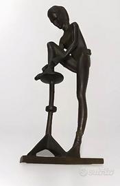 Rara Scultura in bronzo a firma Ottaviani  1975