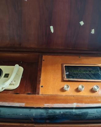 giradischi lesa e radio Philips a valvole