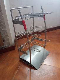 2x espositori ex vetrina per negozi e mercatini