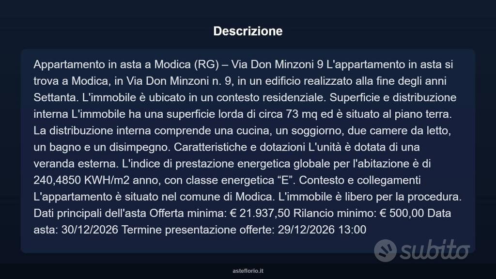 Appartamento – Modica - Vista 4