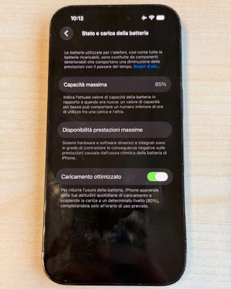 Apple iPhone 14 Pro 256 GB - Nero Siderale