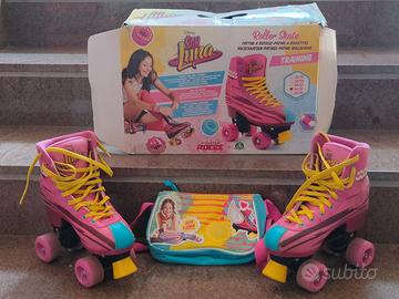 Pattini a rotelle Soy Luna + Borsetta con speaker