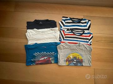 Lotto maglie manica lunga cm 110-116