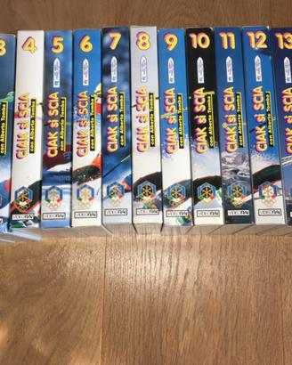 15 Video cassette ciak si scia con Alberto Tomba