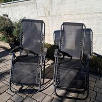 2 sdraie grigie da esterno