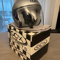 CASCO COX HELMETS PRATIKO SILVER TAGLIA XL