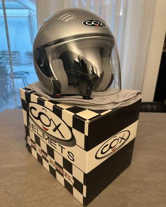 CASCO COX HELMETS PRATIKO SILVER TAGLIA XL