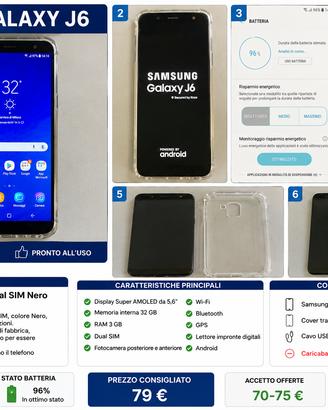 Samsung Galaxy J6 SM-J600FN/DS 32 GB Dual SIM