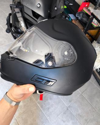 Casco NOS NS7F Black Matt XL