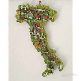 Italia tridimensionale da appendere