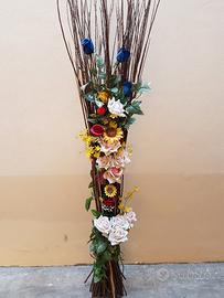 Fascio decorativo - fiori e rami