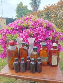 Vintage bottiglie da farmacia 