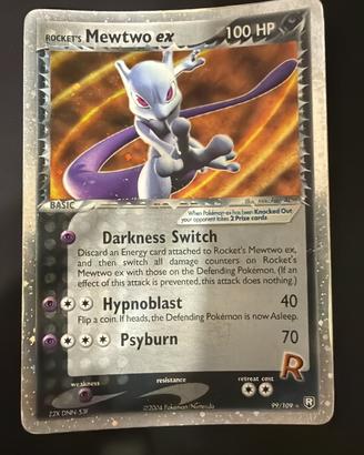 Rocket's Mewtwo ex 99/109 Team Rockets Returns EN