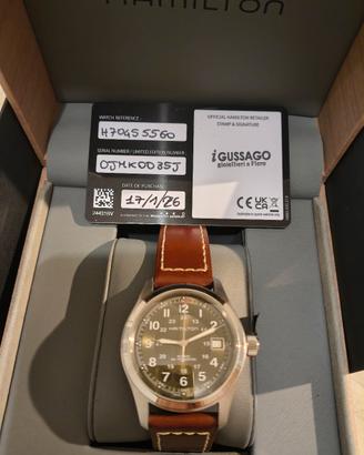 halminton khaki automatico 38 mm 