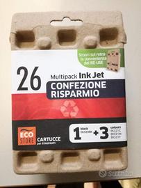 Cartucce ECOSTORE Canon CLI-520BK + CLI-521M-C-Y