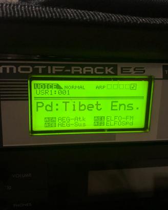 YAMAHA Motif ES rack