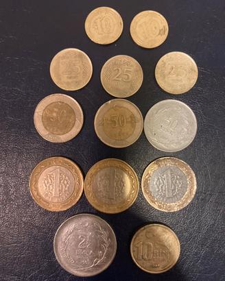 Lotto 13 monete Turchia come da foto