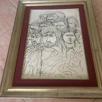 Corrado cagli litografia quadro