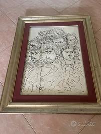 Corrado cagli litografia quadro