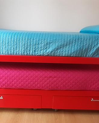 Letto multifunzionale Moretti Compact, 2 letti