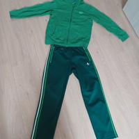 tuta adidas verde tg s