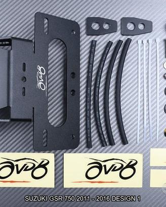 Portatarga corto SUZUKI GSR 750 2011 - 2016