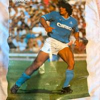 Poster maradona napoli - vintage cirio