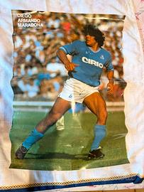 Poster maradona napoli - vintage cirio