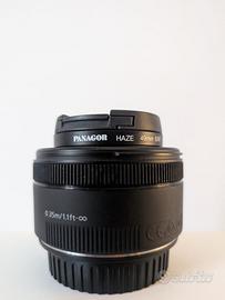 CANON EF 50mm con filtro UV