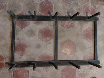 Rastrelliera il legno porta spade  e 2 spade