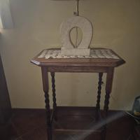 ANTICO TAVOLINO IN ROVERE PRIMI '900
