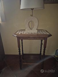 ANTICO TAVOLINO IN ROVERE PRIMI '900