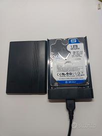 1tb hard disk wd10jpvx + cover + adattatore