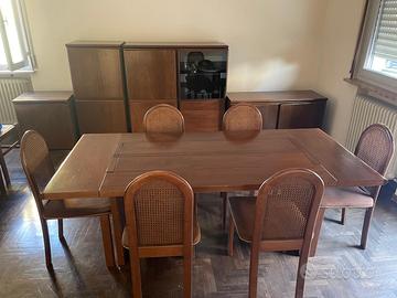 Sala da pranzo completa anni ’70
