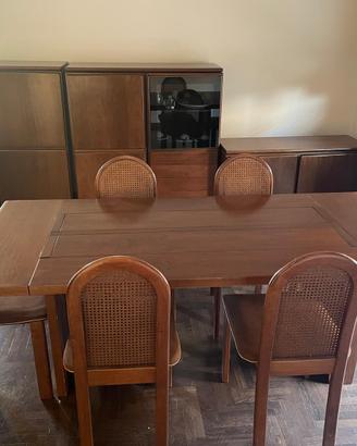 Sala da pranzo completa anni ’70