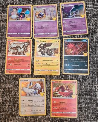 carte Pokemon 25 °  anniversario 