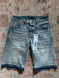 PURPLE BRAND Jeans short corti