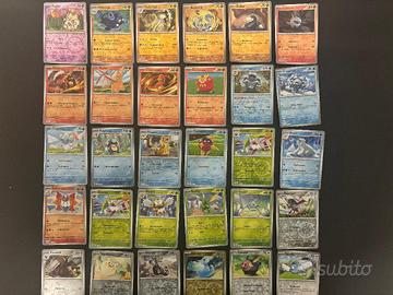 Lotto 500 carte Pokemon miste varie serie