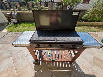 Griglia barbecue in ghisa