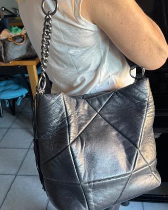 Borsa in pelle nera Max Mara