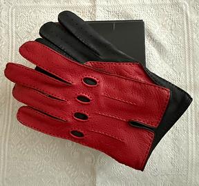 Guanti in pelle morbida per guida