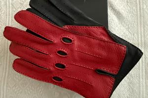 Guanti in pelle morbida per guida