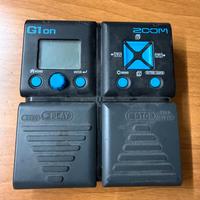 Pedaliera per chitarra Zoom G1on con alimentatore