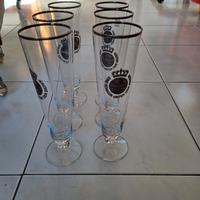 N. 6 PIU UNO BICCHIERI PER BIRRA 