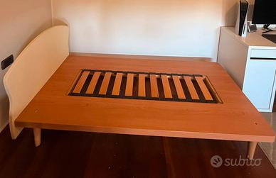 Due letti singoli in  legno Moretti compact