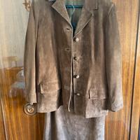 TAILLEUR VERA PELLE SCAMOSCIATA