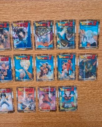 Lotto carte Lenticolari Dragonball Z Serie Gold