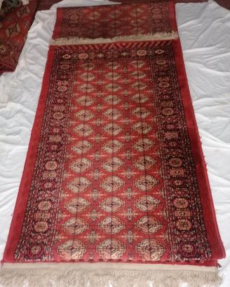 Passatoia in lana stile orientale 500 x 92 cm