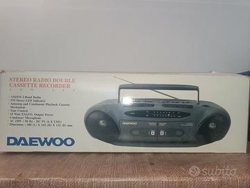 DAEWOO ARW-295 Boombox Stereo Doppia Cassetta